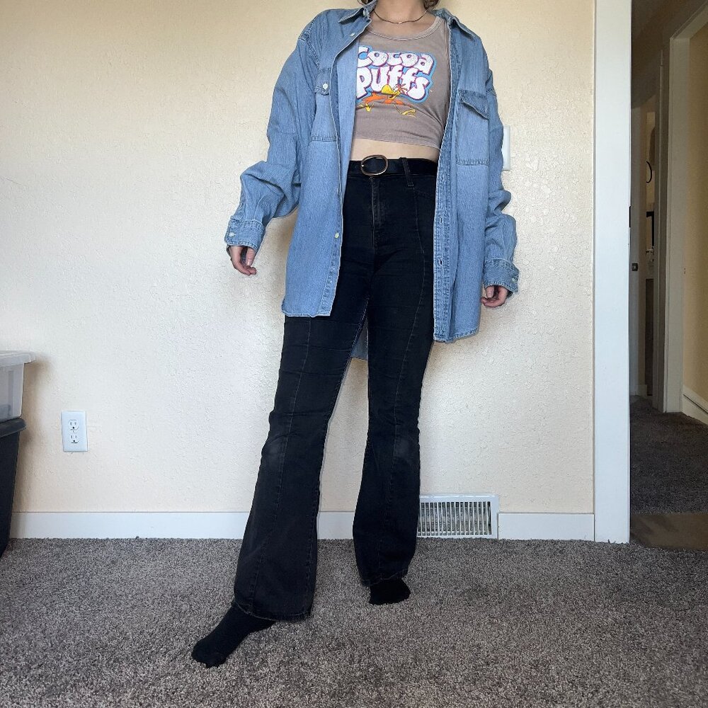 Vintage Gap Denim Shirt - L